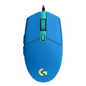 G102, Logitech Corded Gaming Mouse, RGB lighting, 200 – 8,000 dpi,  6 buttons, 2.1 m, BLUE - USB 1Y ( 910-005801)