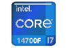 i7-14700F Intel® Core i7 CPU, 2,1 GHz(up to 5,4), 20 core, 28 threads, 33Mb, LGA1700, 219W (Tray)