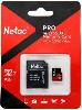 NT02P500PRO-128G-R,NETAC Netac P500 Extreme Pro MicroSDXC 128GB V30/A1/C10 up to 100MB/s, retail pac/30 MB/s Video Speed Clas