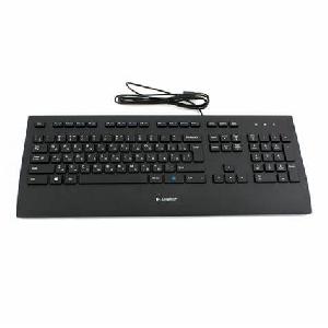 K280e, LOGITECH  Corded Keyboard , USB 1.8m, BLACK (920-005215)