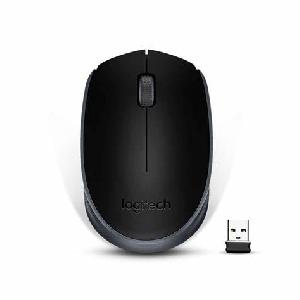 M171 Logitech Wireless Mouse, DPI 1000±, Buttons 3, USB,  BLACK  1Y ( 910-004424 )