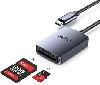 NT09WK12-30GR, NETAC Flash card reader WK12, USB3.0 Type-C to mSD/SD