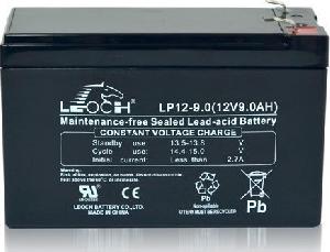 LP12-9, LEOCH Rechargable Battery (12V9AH) 151*65*93.5*99MM T2, 2.6kg