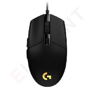 G102, Logitech Mouse RGB lighting, 200 – 8,000 dpi, 6 buttons, 2.1 m , USB, BLACK 1Y ( 910-005823 )