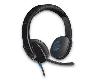 H540, Logitech Corded Stereo Headset with noice canceling mic BLACK - USB 1.8 m L981-000480