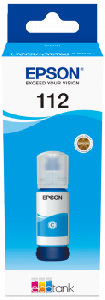 112 - C13T06C24A, EPSON, Pigment Cyan Ink Bottle 70ml
