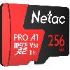NT02P500PRO-256G-S NETAC, P500 Extreme Pro MicroSDXC 256GB V30/A1/C10 up to 100MB/s,retail pack card only/Video Speed Clas 
